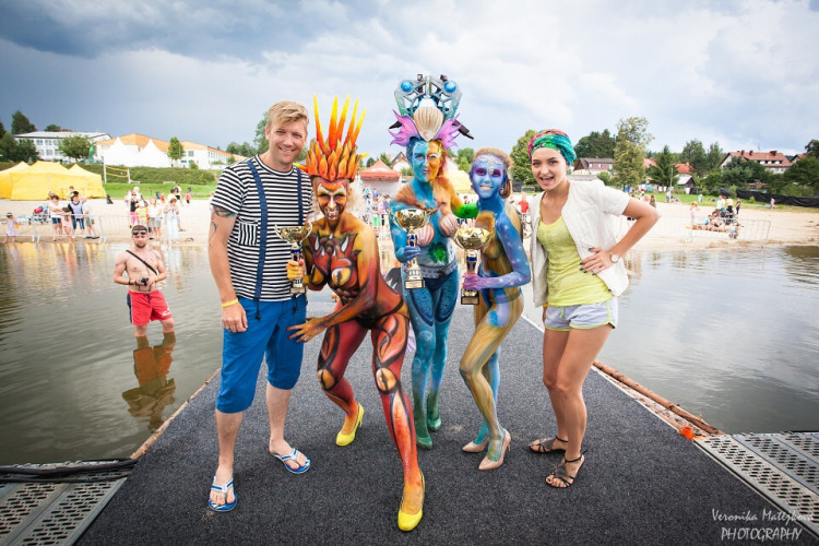 Bodypaintingový festival ve Frymburku