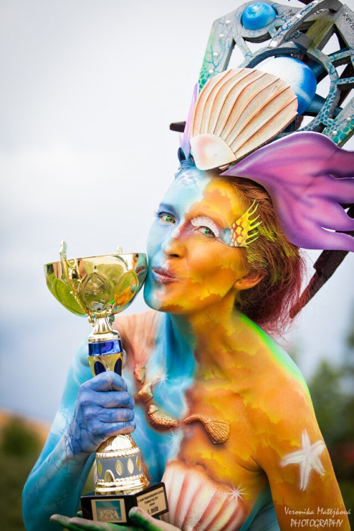 Bodypaintingový festival ve Frymburku