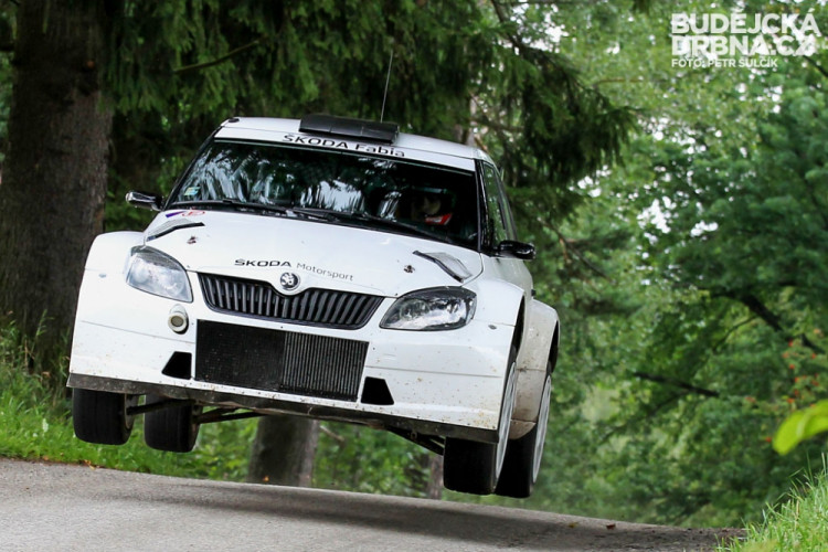 Testování továrního týmu Škoda Motorsport na tratích Rallye Český Krumlov