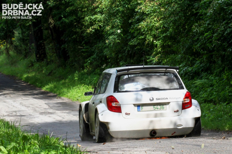 Testování továrního týmu Škoda Motorsport na tratích Rallye Český Krumlov