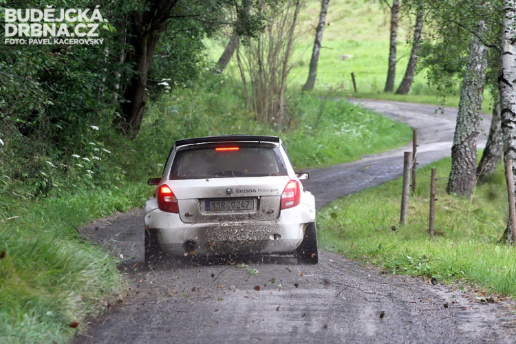 Testování továrního týmu Škoda Motorsport na tratích Rallye Český Krumlov