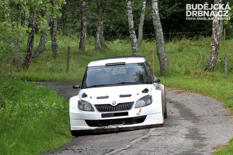 Testování továrního týmu Škoda Motorsport na tratích Rallye Český Krumlov