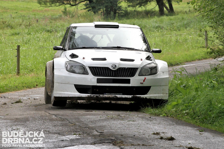 Testování továrního týmu Škoda Motorsport na tratích Rallye Český Krumlov