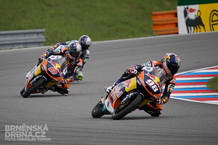 Karel Hanika a Jack Miller, Red Bull KTM Ajo, foto: Brněnská Drbna, Miroslav Toman