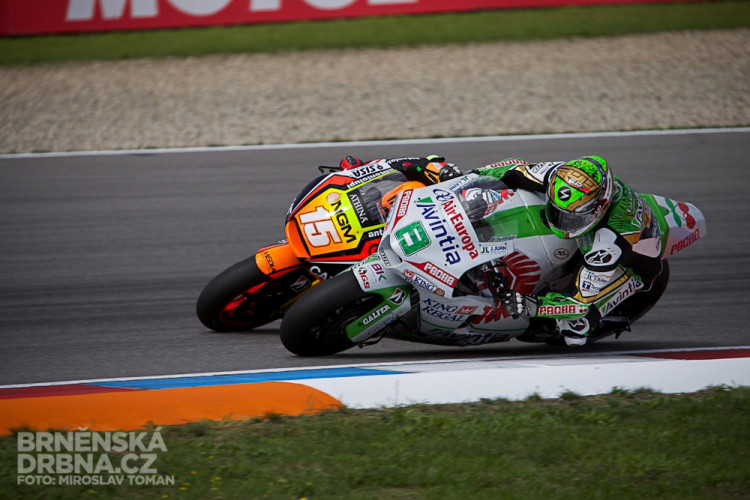 Alvaro Bautista a Aleix Espargaro, foto: Brněnská Drbna, Miroslav Toman