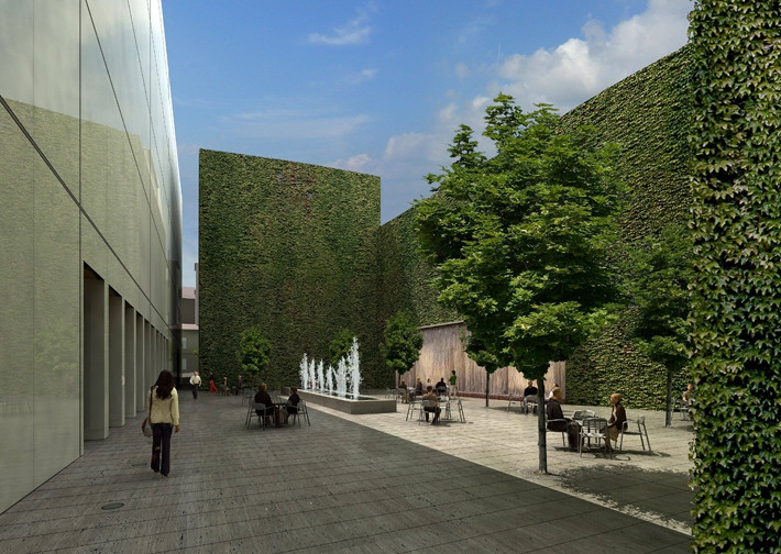 Janáčkovo kulturní centrum navrhl v lokalitě u Inter hotelu Atelier M1, vizualizace: Atelier M1