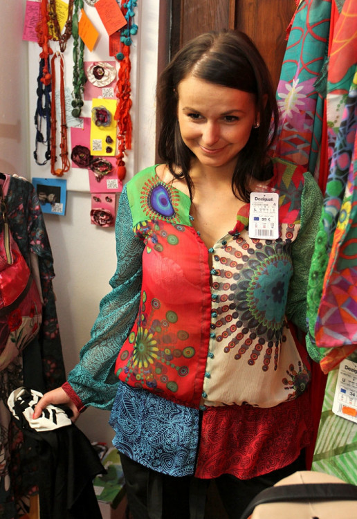 Fitting v českokrumlovském butiku Hala Bala