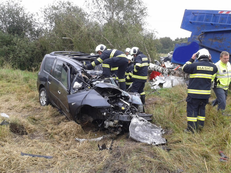 Tragický střet u Plástovic si vyžádal lidský život