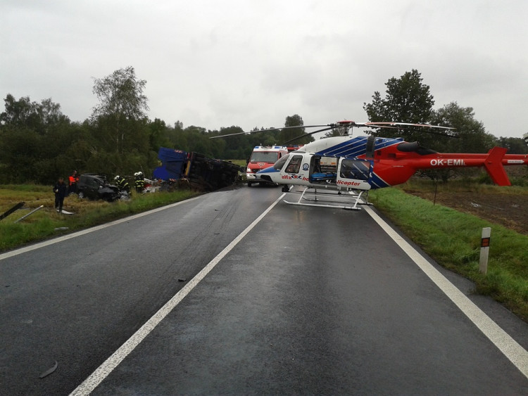 Tragický střet u Plástovic si vyžádal lidský život