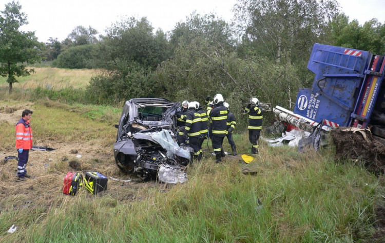 Tragický střet u Plástovic si vyžádal lidský život