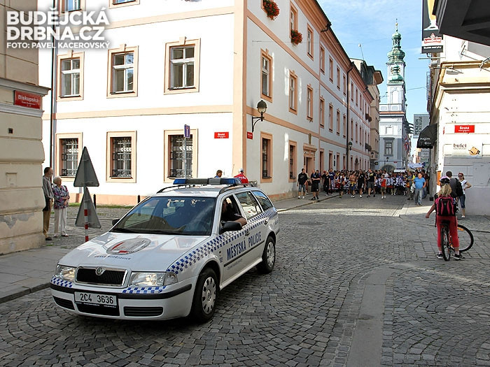 Pochod fanoušků Motoru před začátkem sezony