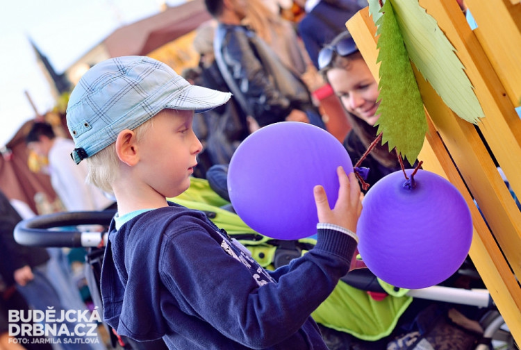 Švestkové trhy na náměstí Přemysla Otakara II.