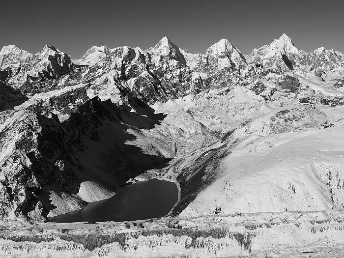 Výhledy z ložnice směr Rolwaling