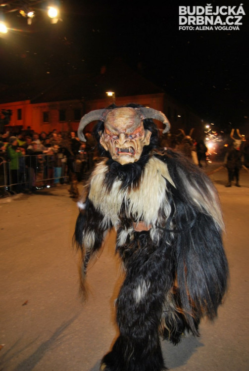 Krampus show Kaplice 2014