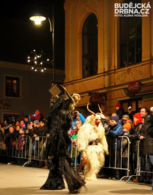 Krampus show Kaplice 2014