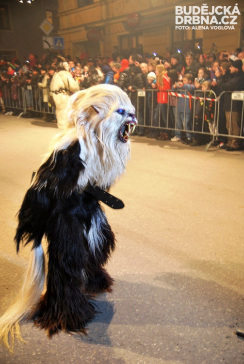 Krampus show Kaplice 2014