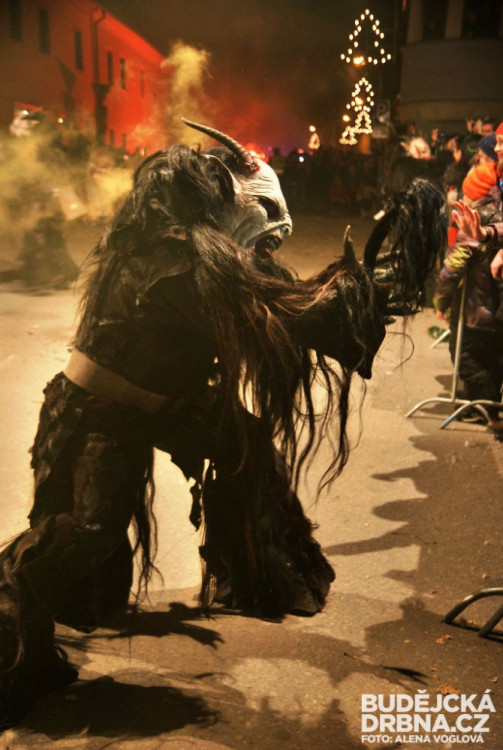 Krampus show Kaplice 2014