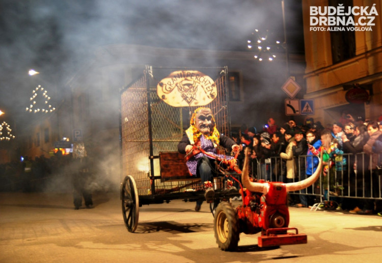 Krampus show Kaplice 2014