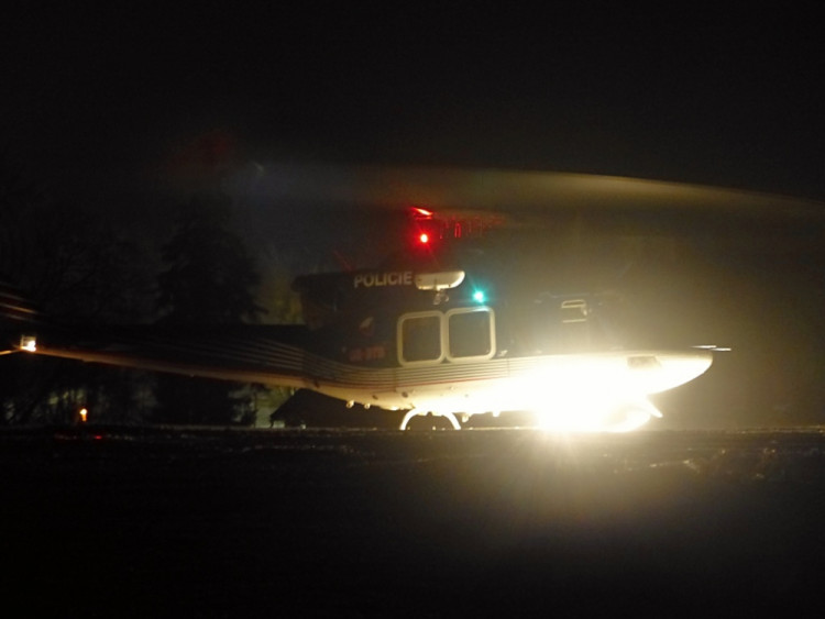 Požár a rozsáhlá pátrací akce. Noční cvičení plánovali dva roky