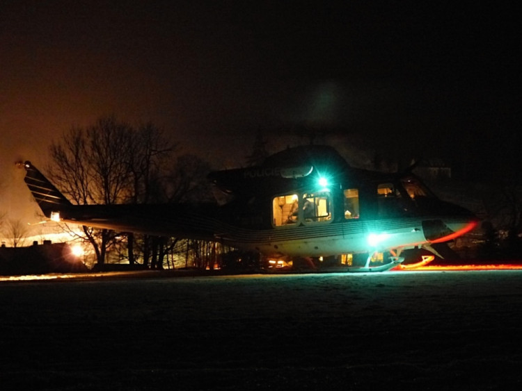 Požár a rozsáhlá pátrací akce. Noční cvičení plánovali dva roky