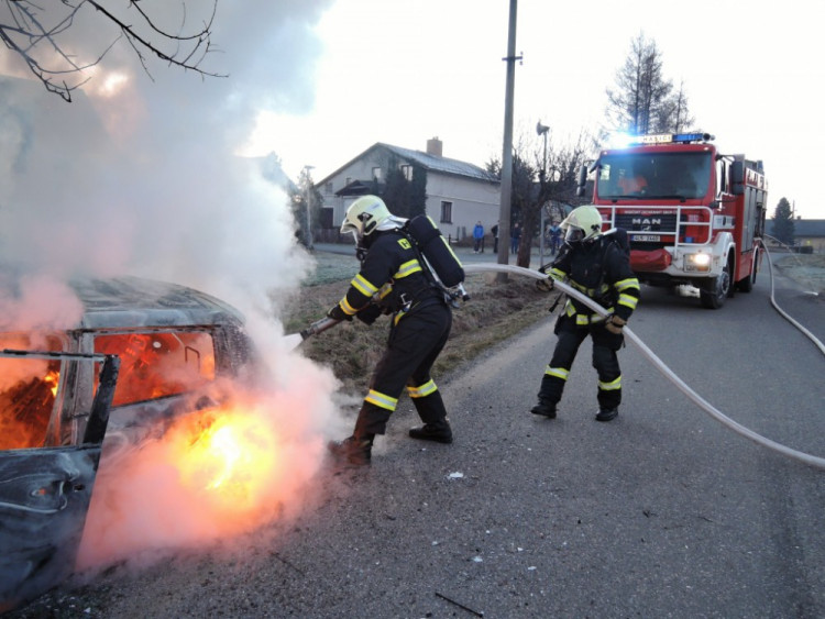 Nehoda u Turnova. Foto: HZS LK