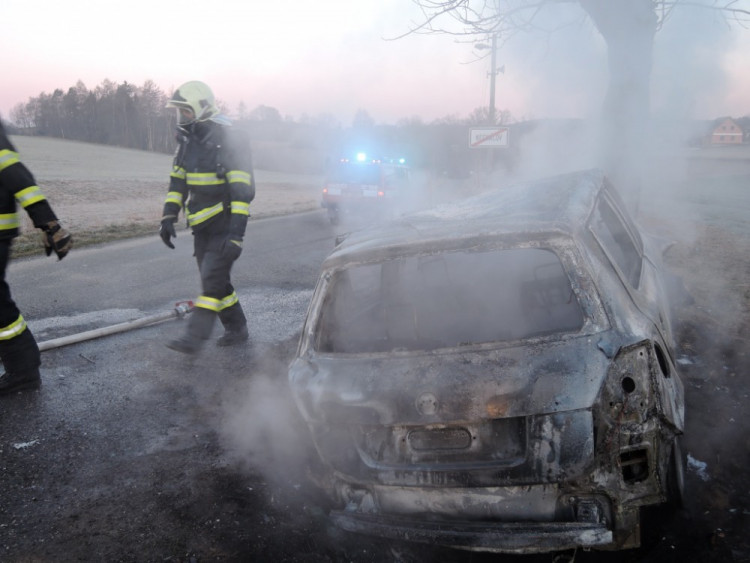 Nehoda u Turnova. Foto: HZS LK