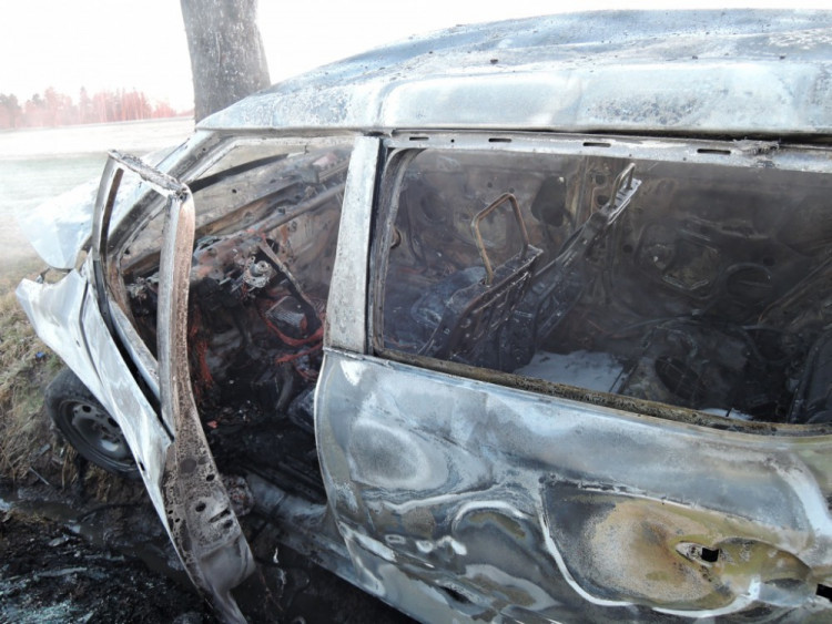 Nehoda u Turnova. Foto: HZS LK