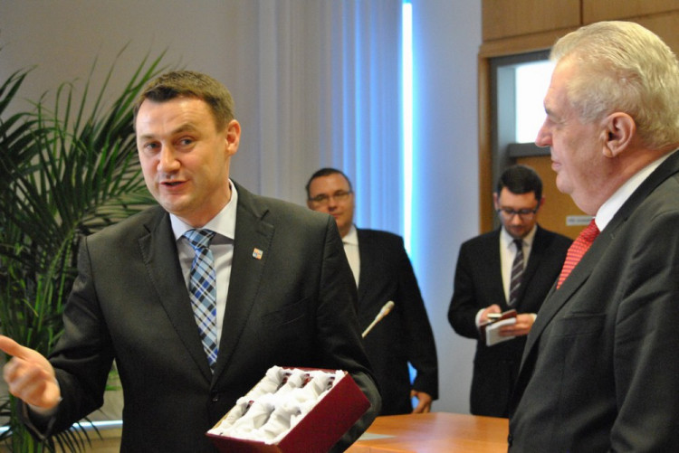 Miloš Zeman zahájil návštěvu Libereckého kraje