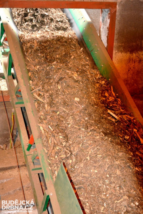 Doprava štěpky do systému teplárny