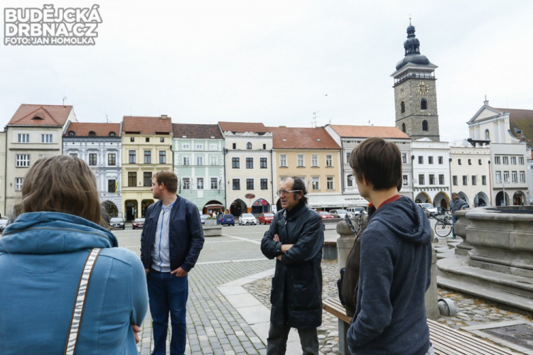 Mojmír Obdržálek provádí Budějčáky po svých trasách