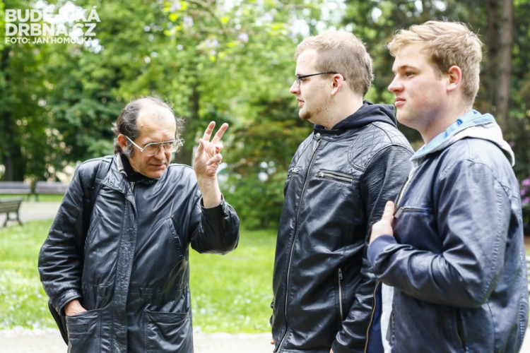 Mojmír Obdržálek provádí Budějčáky po svých trasách