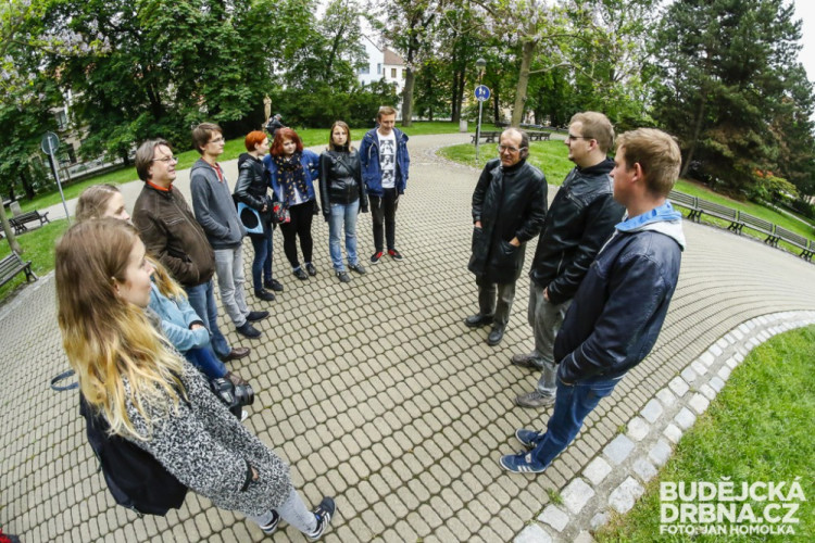Mojmír Obdržálek provádí Budějčáky po svých trasách