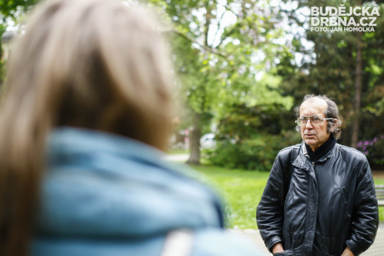 Mojmír Obdržálek provádí Budějčáky po svých trasách