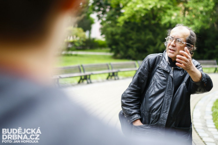 Mojmír Obdržálek provádí Budějčáky po svých trasách