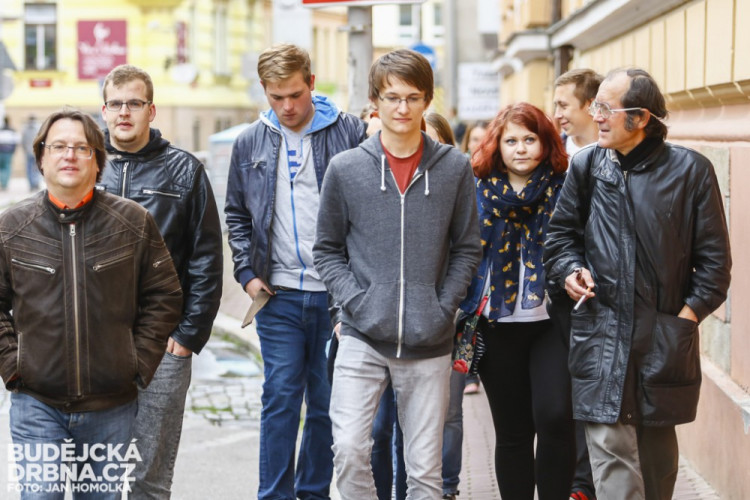 Mojmír Obdržálek provádí Budějčáky po svých trasách