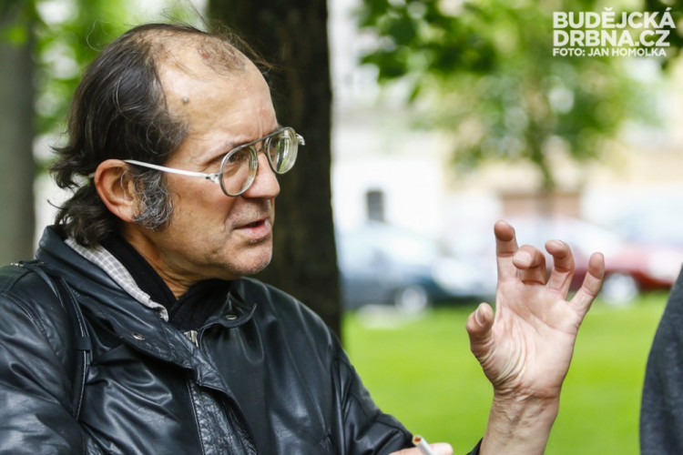 Mojmír Obdržálek provádí Budějčáky po svých trasách