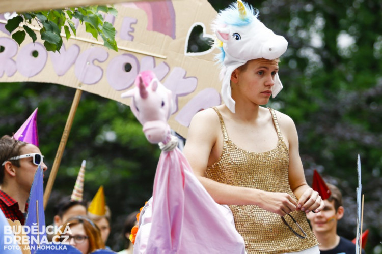 Průvod Budějovického Majálesu 2015