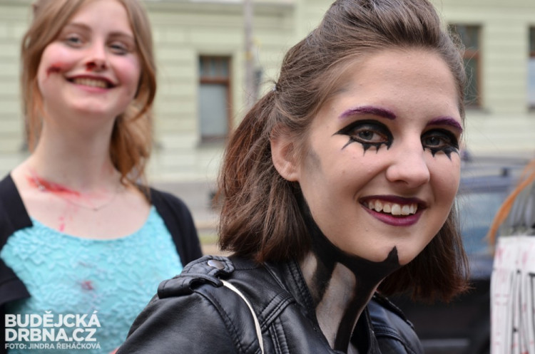 Průvod Budějovického Majálesu 2015