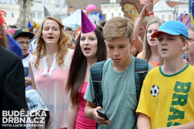 Průvod Budějovického Majálesu 2015