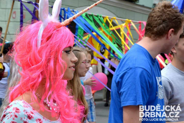 Průvod Budějovického Majálesu 2015