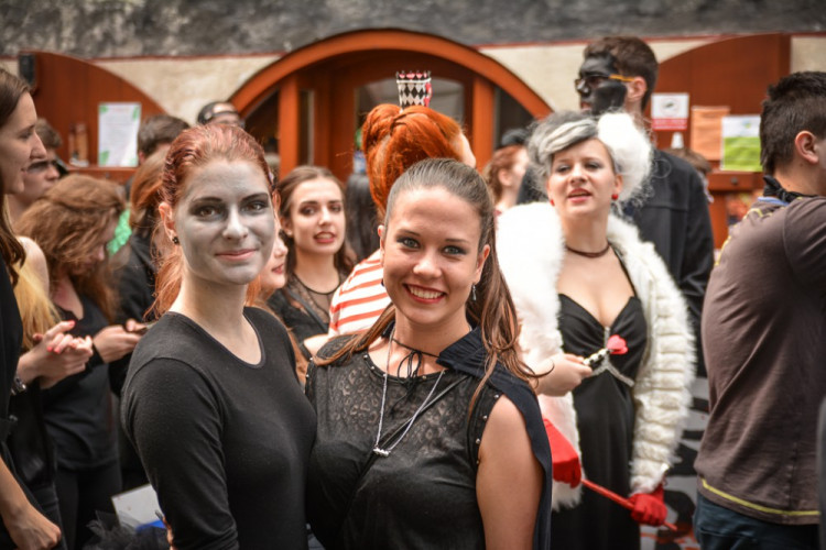 Průvod Budějovického Majálesu 2015. Foto: Dominik Svoboda