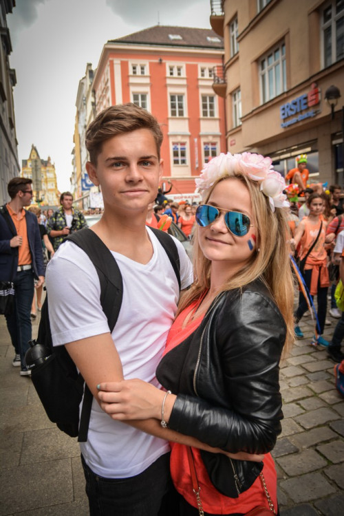 Průvod Budějovického Majálesu 2015. Foto: Dominik Svoboda