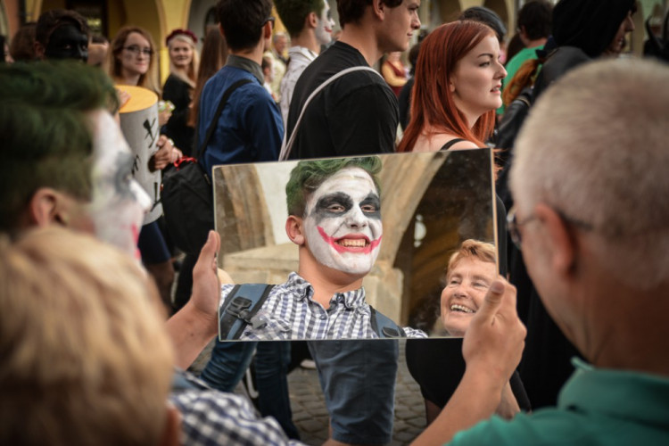 Průvod Budějovického Majálesu 2015. Foto: Dominik Svoboda