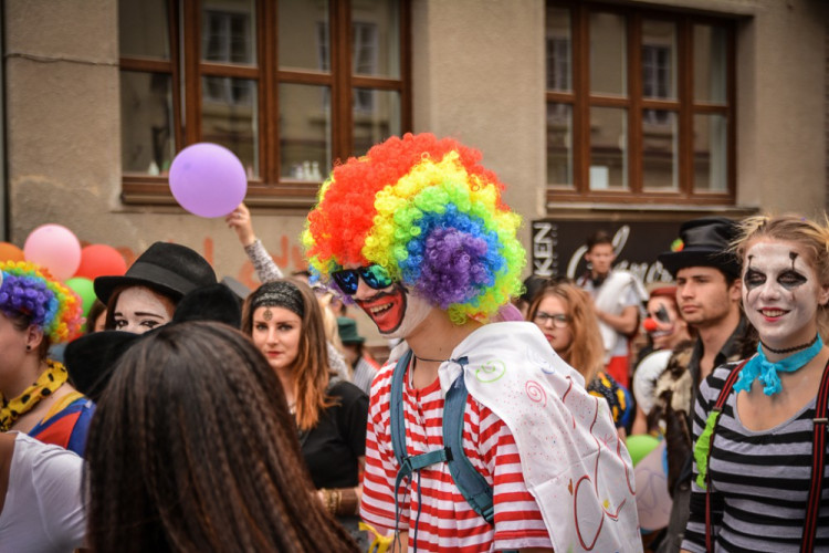 Průvod Budějovického Majálesu 2015. Foto: Dominik Svoboda