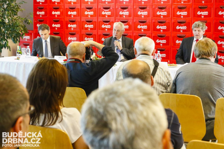 Návštěva prezidenta České republiky v Budějovickém Budvaru