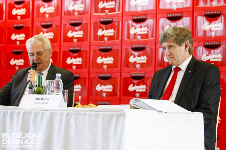Návštěva prezidenta České republiky v Budějovickém Budvaru
