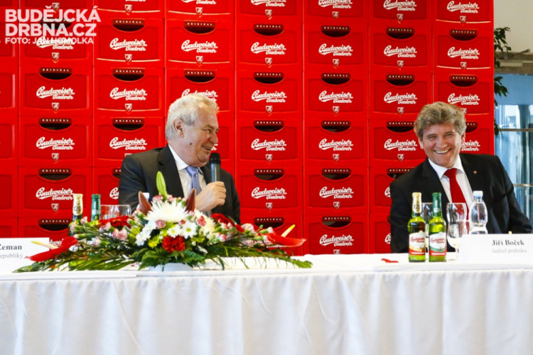 Návštěva prezidenta České republiky v Budějovickém Budvaru