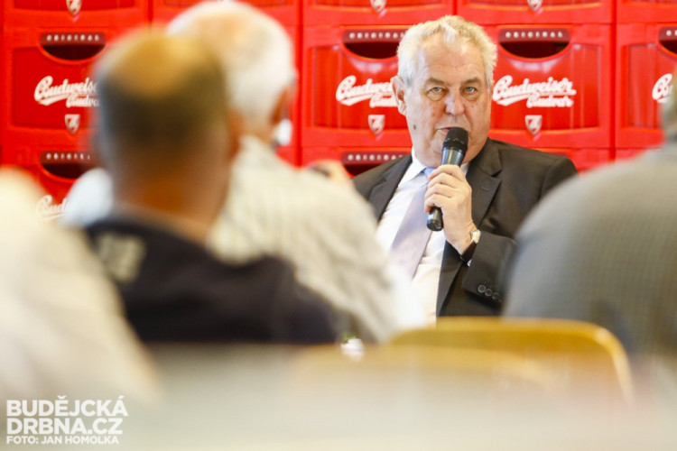 Návštěva prezidenta České republiky v Budějovickém Budvaru