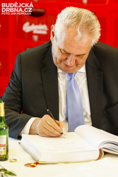 Návštěva prezidenta České republiky v Budějovickém Budvaru