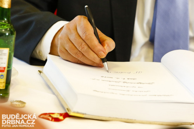 Návštěva prezidenta České republiky v Budějovickém Budvaru